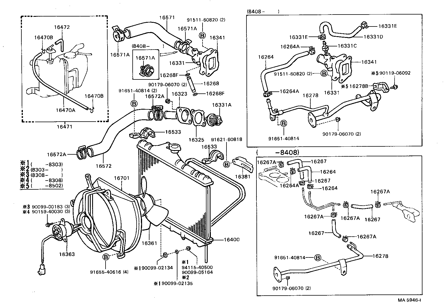  SPRINTER CARIB |  RADIATOR WATER OUTLET