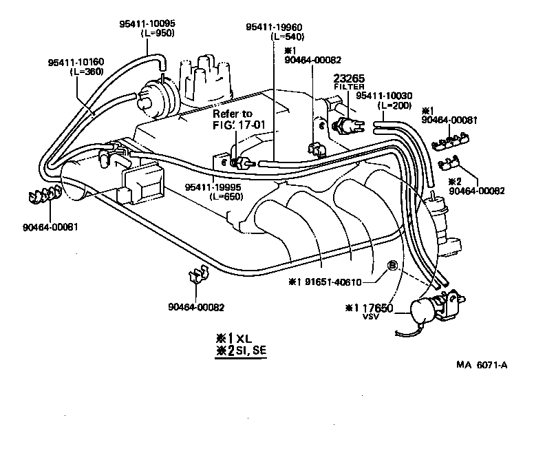  STARLET |  VACUUM PIPING