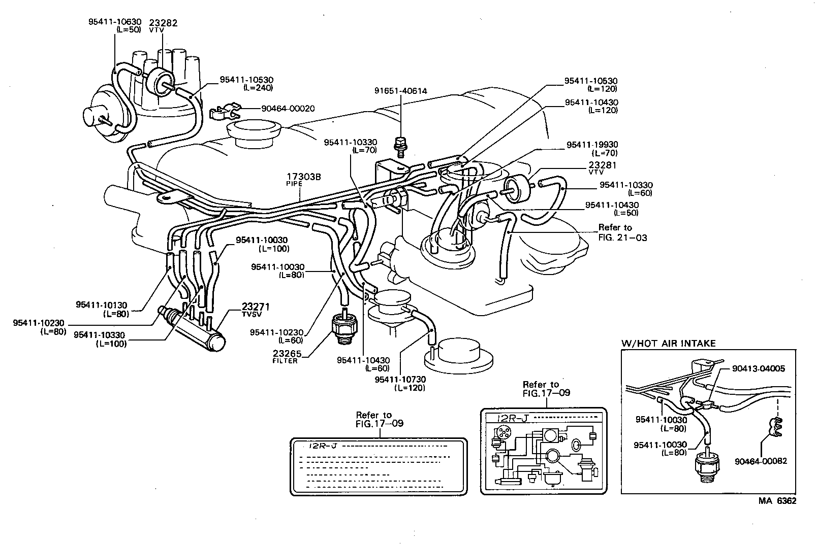  HIACE TRUCK |  VACUUM PIPING