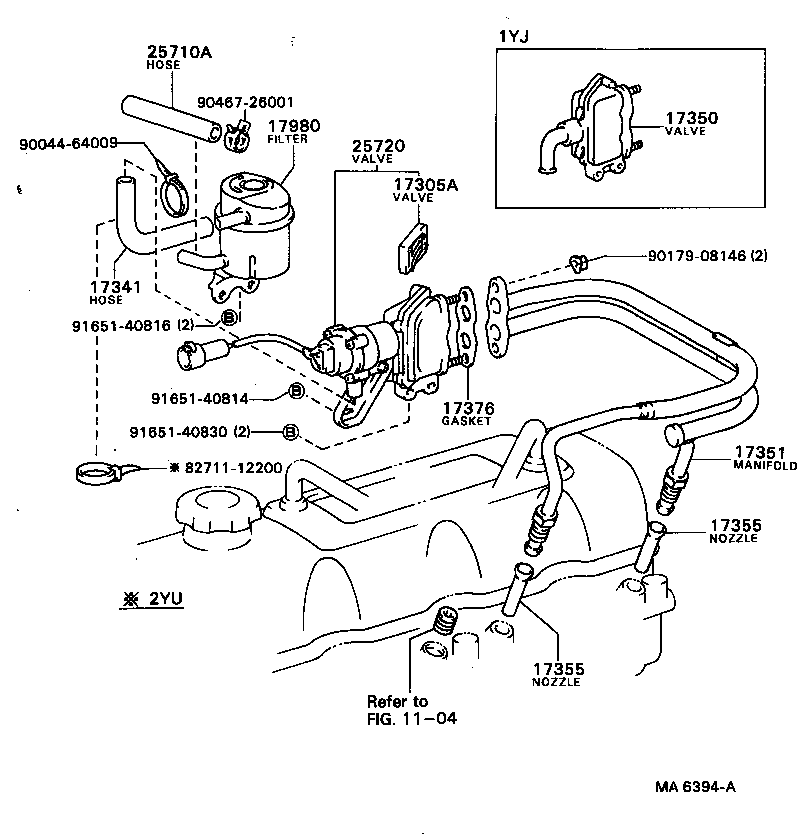  TOWN MASTERACE V WG |  MANIFOLD AIR INJECTION SYSTEM