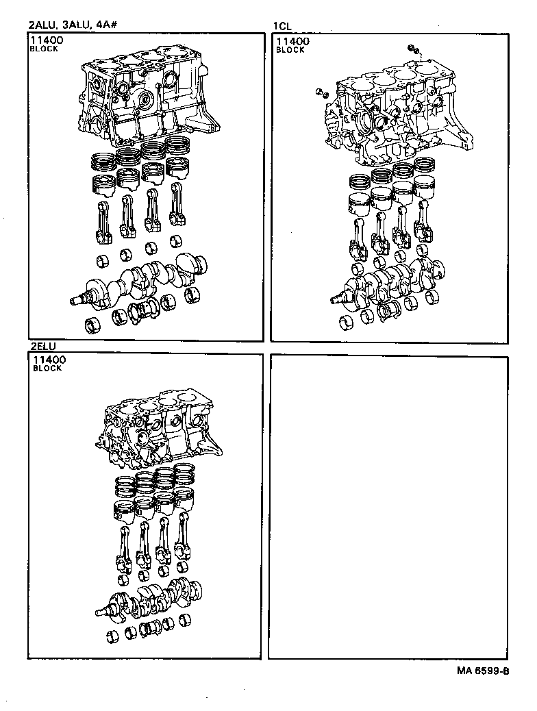  COROLLA |  SHORT BLOCK ASSEMBLY