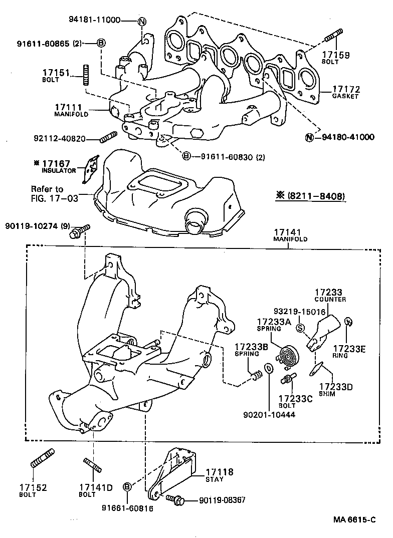  SPRINTER CARIB |  MANIFOLD