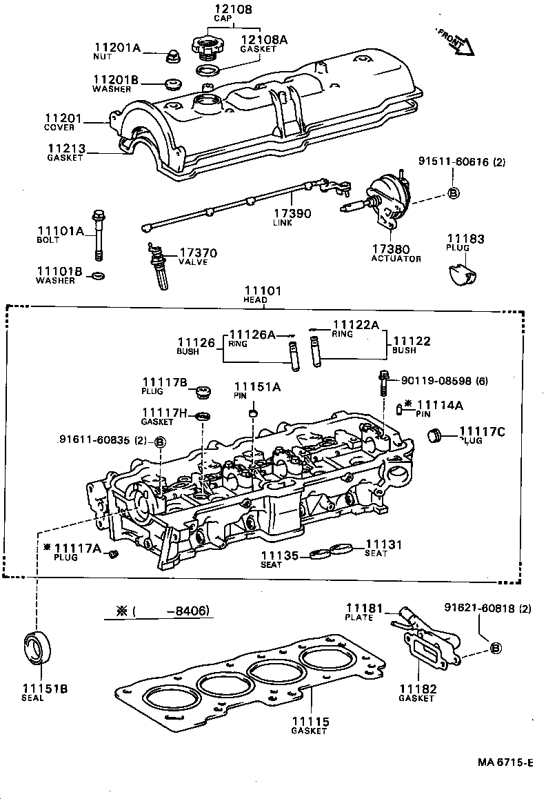  COROLLA |  CYLINDER HEAD