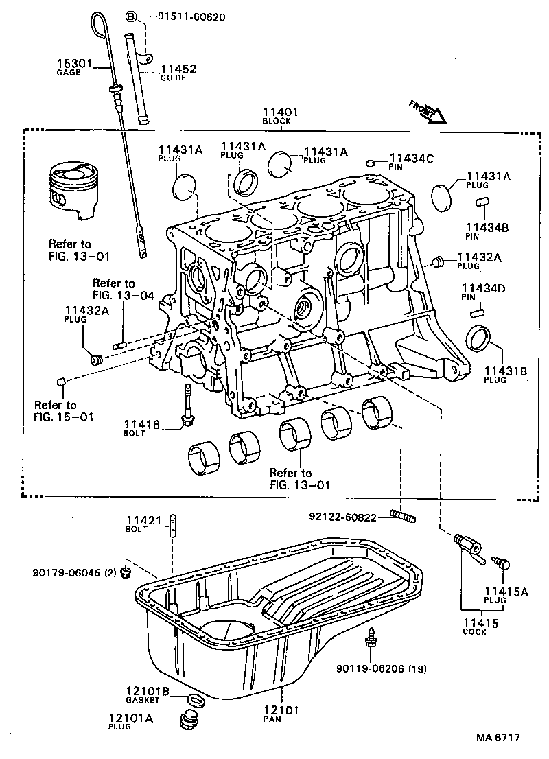  COROLLA |  CYLINDER BLOCK