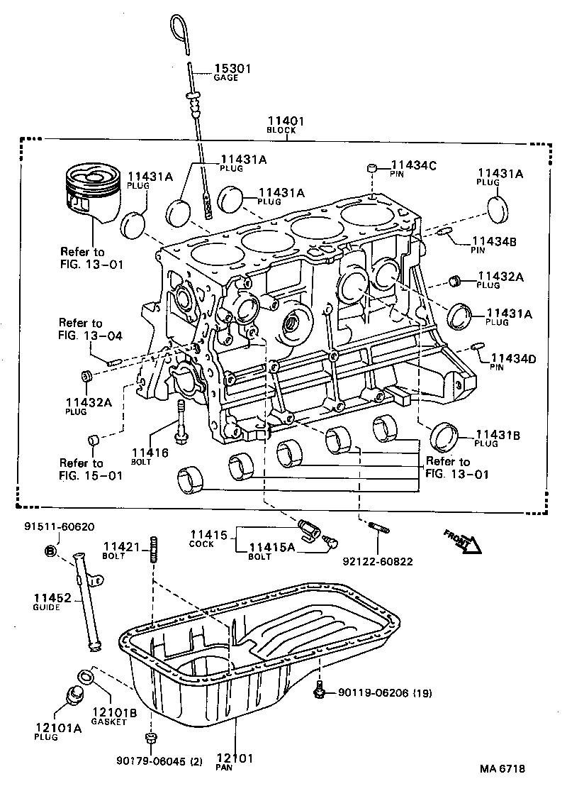  COROLLA |  CYLINDER BLOCK