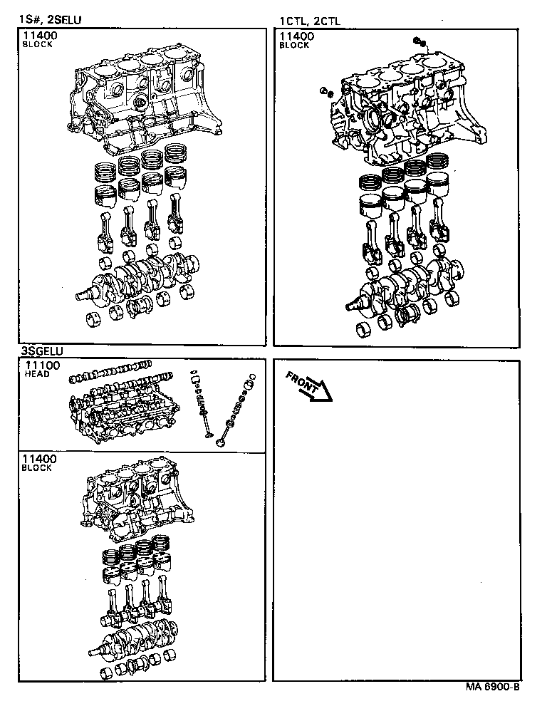  CAMRY VISTA |  SHORT BLOCK ASSEMBLY