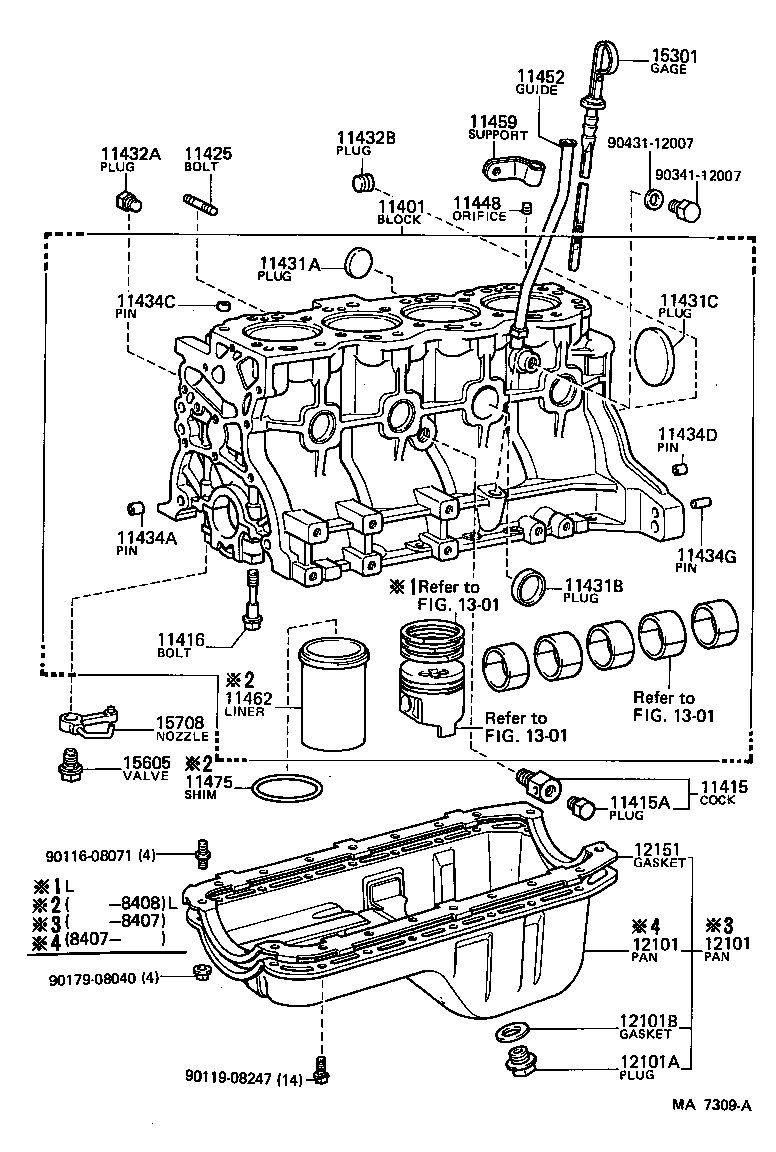  TOYOACE |  CYLINDER BLOCK