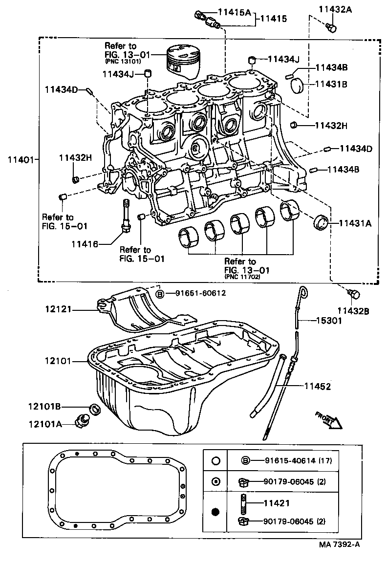  CAMRY VISTA |  CYLINDER BLOCK