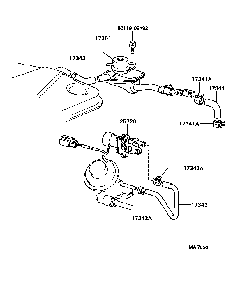  SPRINTER CARIB |  MANIFOLD AIR INJECTION SYSTEM