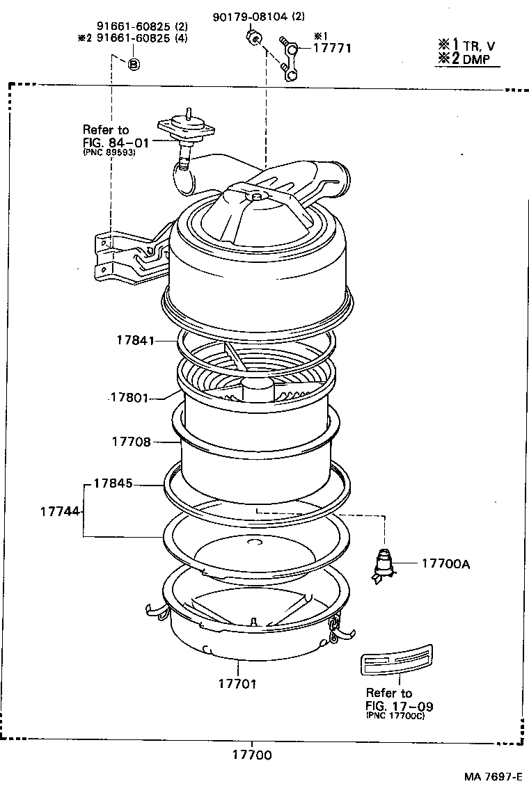  DYNA TOYOACE |  AIR CLEANER