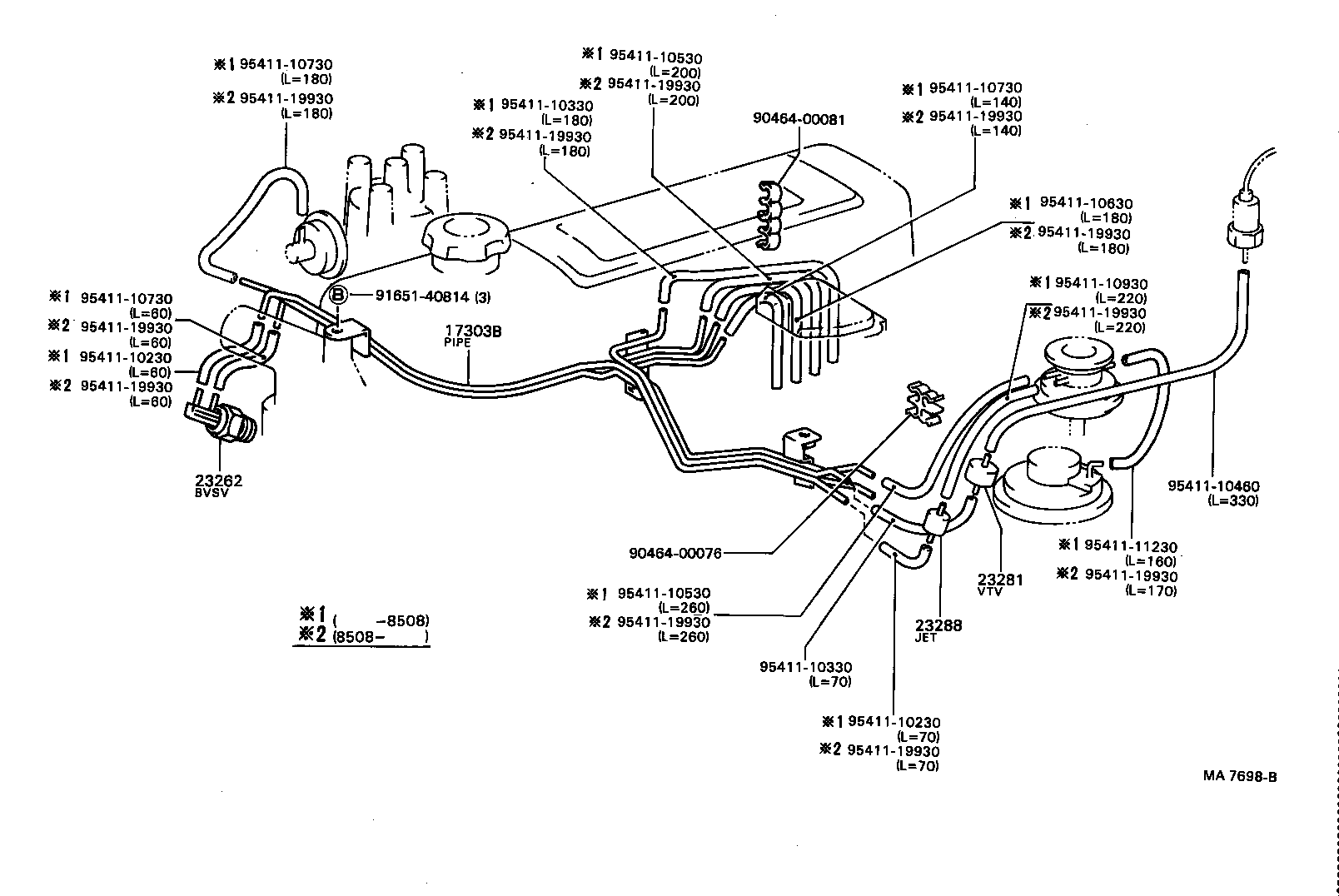  DYNA TOYOACE |  VACUUM PIPING