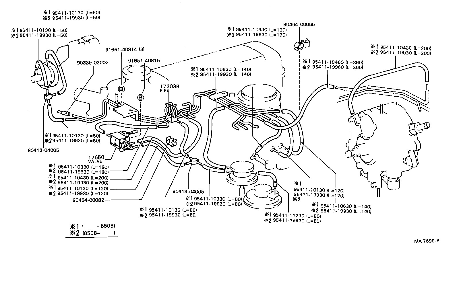  DYNA TOYOACE |  VACUUM PIPING