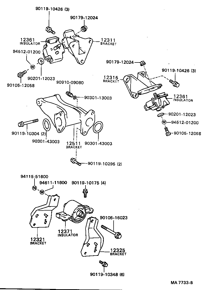  DYNA TOYOACE |  MOUNTING