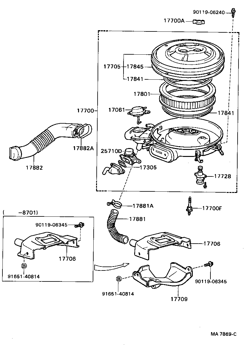  SPRINTER CARIB |  AIR CLEANER