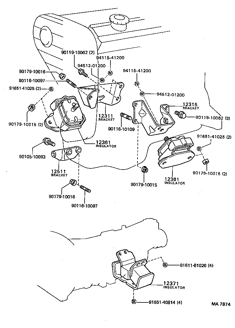  CELICA |  MOUNTING