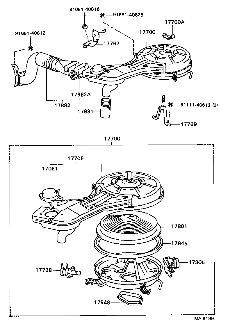  COROLLA |  AIR CLEANER