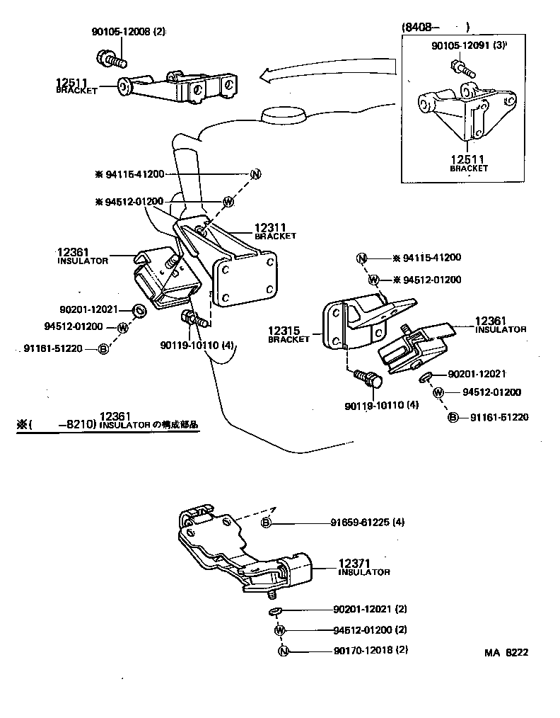  LAND CRUISER S T H T |  MOUNTING