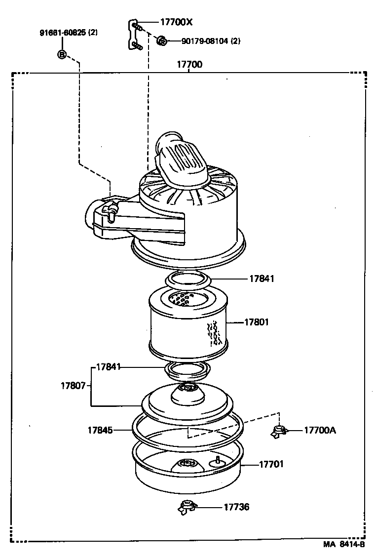  TOYOACE DYNA |  AIR CLEANER