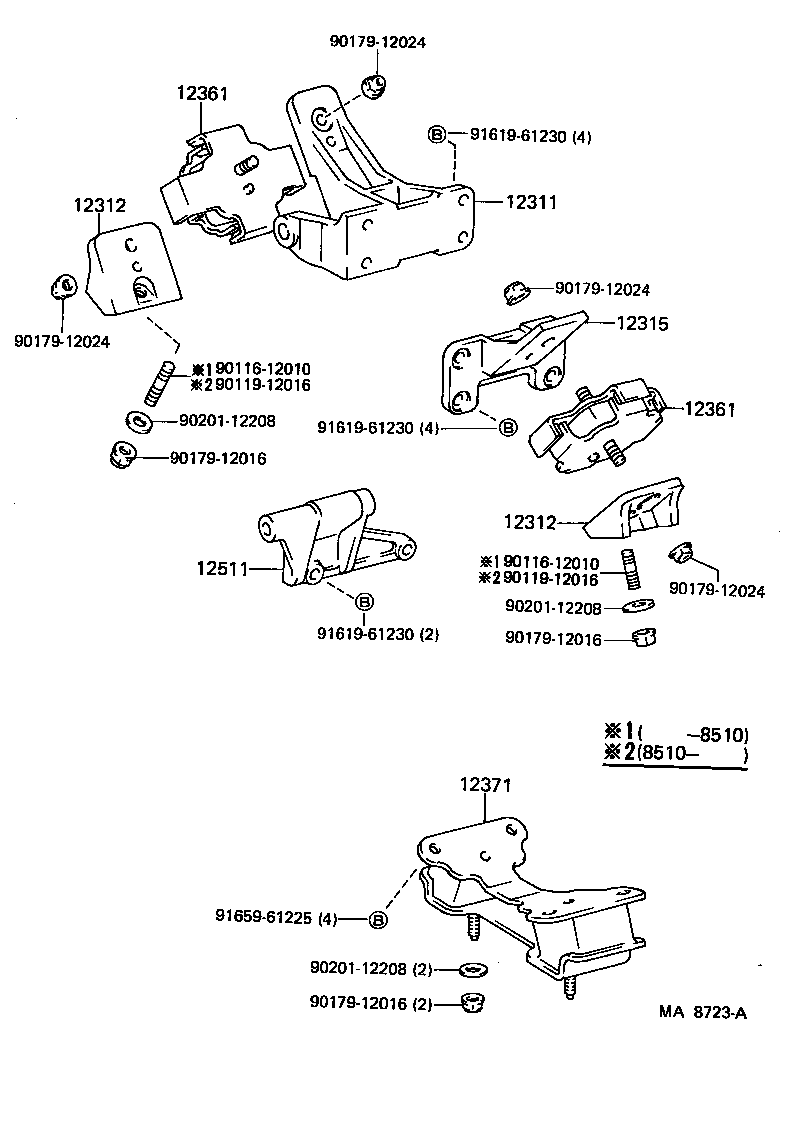  LAND CRUISER VAN |  MOUNTING