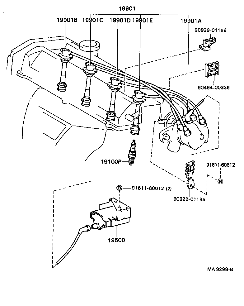  CELICA |  IGNITION COIL SPARK PLUG