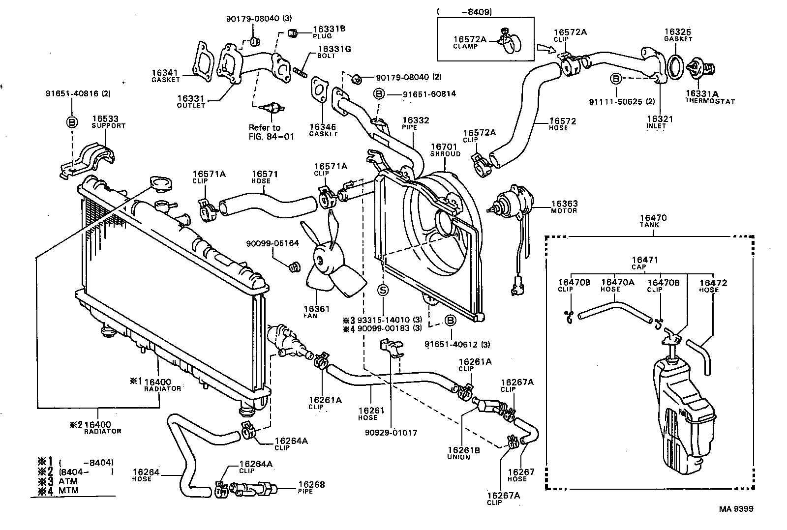  SPRINTER |  RADIATOR WATER OUTLET