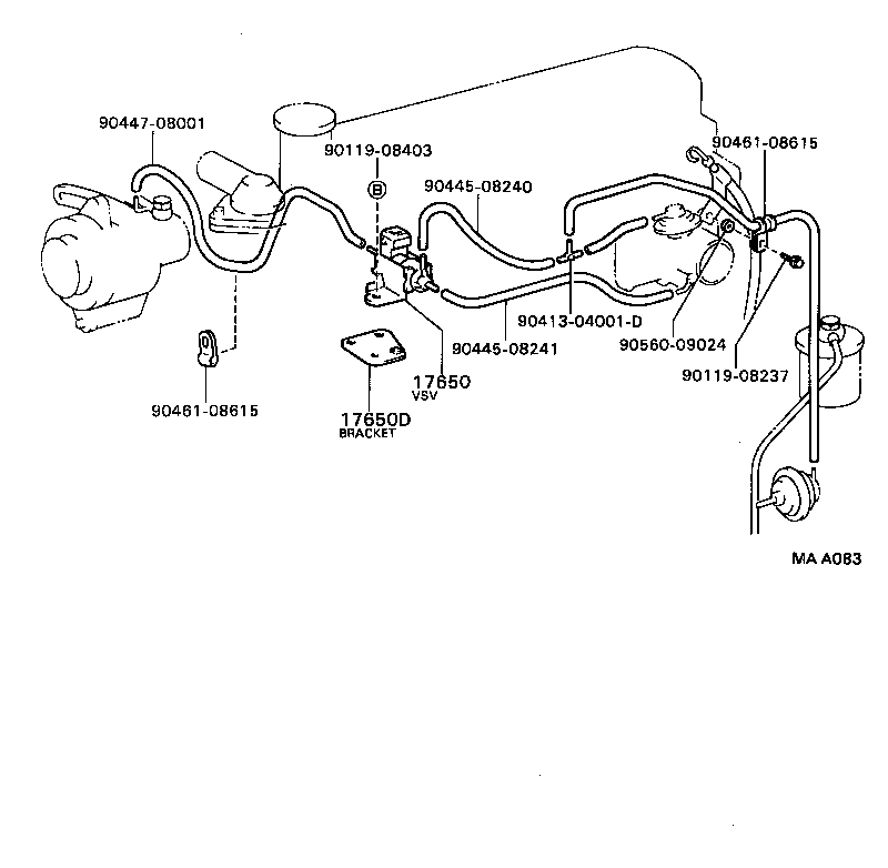  DYNA TOYOACE |  VACUUM PIPING