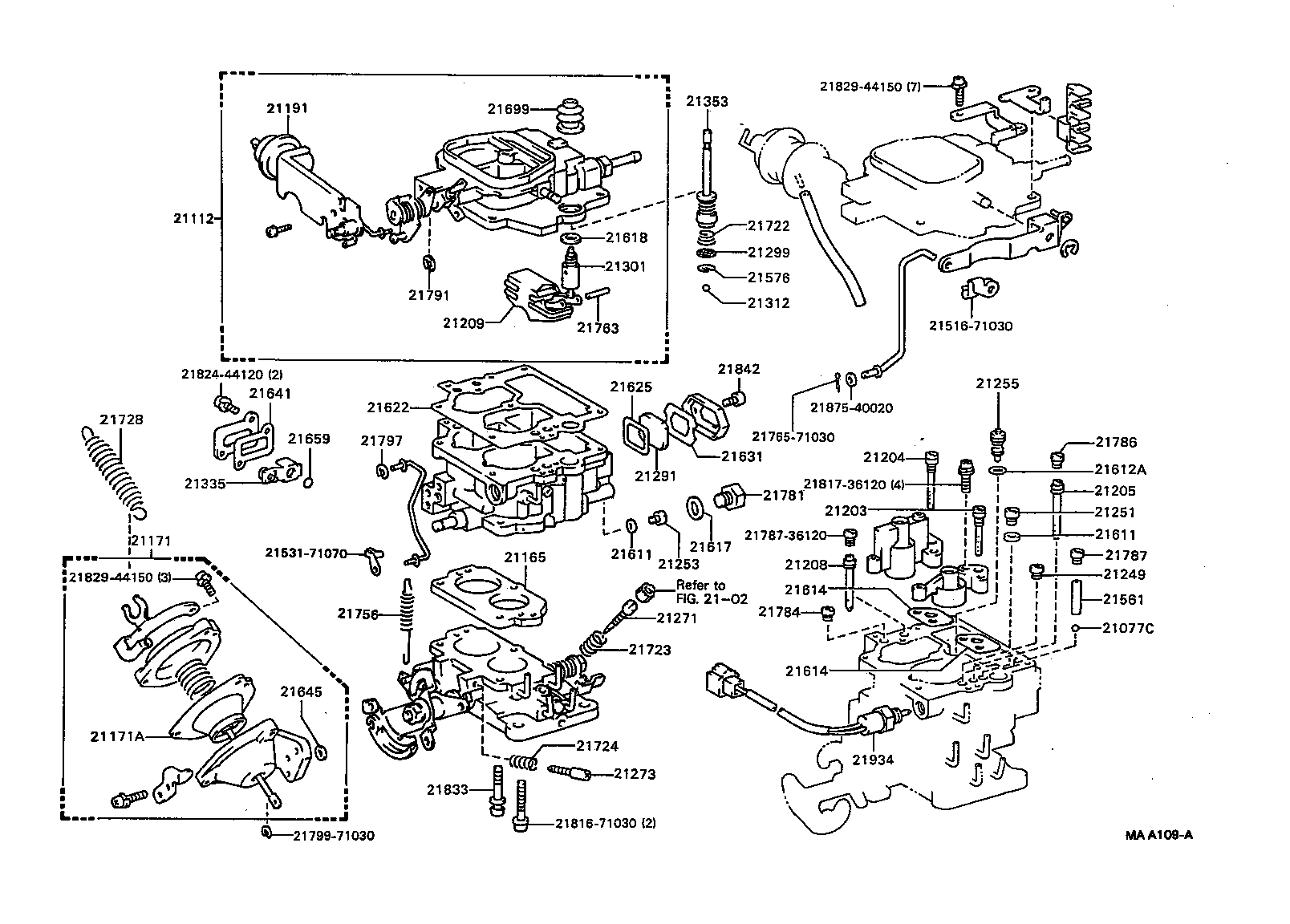  DYNA TOYOACE |  CARBURETOR