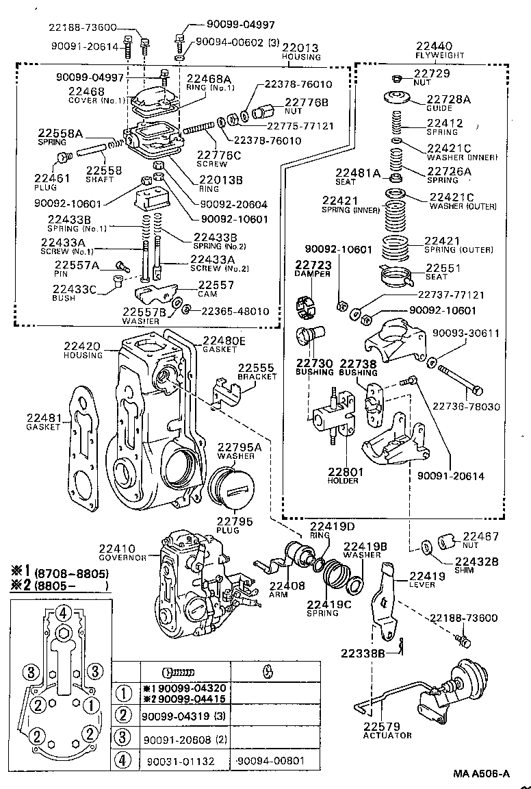  DYNA TOYOACE |  MECHANICAL GOVERNOR