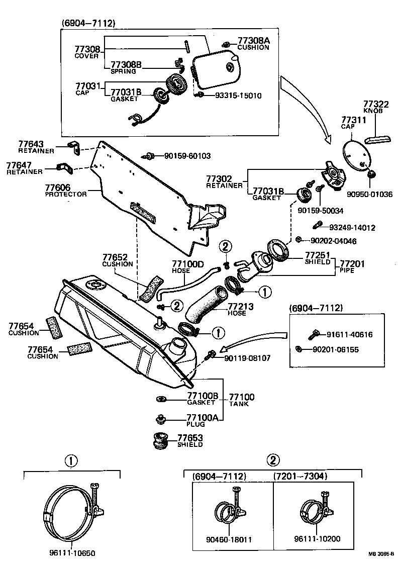  PUBLICA |  FUEL TANK TUBE