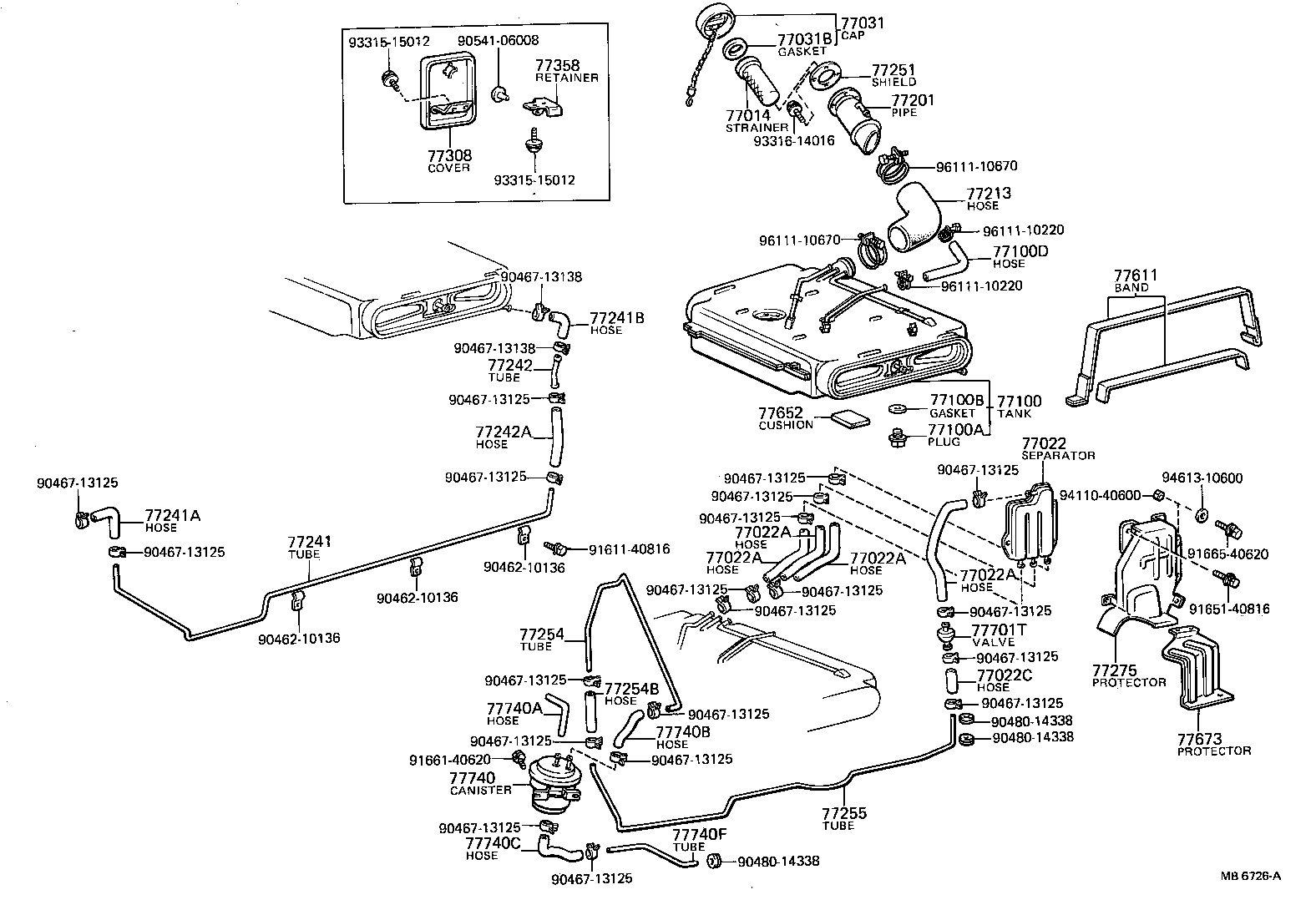  LAND CRUISER VAN |  FUEL TANK TUBE