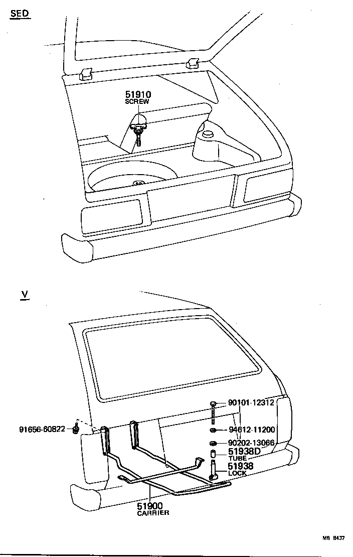  STARLET |  SPARE WHEEL CARRIER