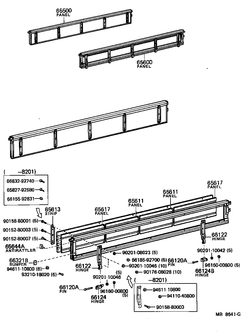  TOYOACE |  REAR BODY SIDE PANEL