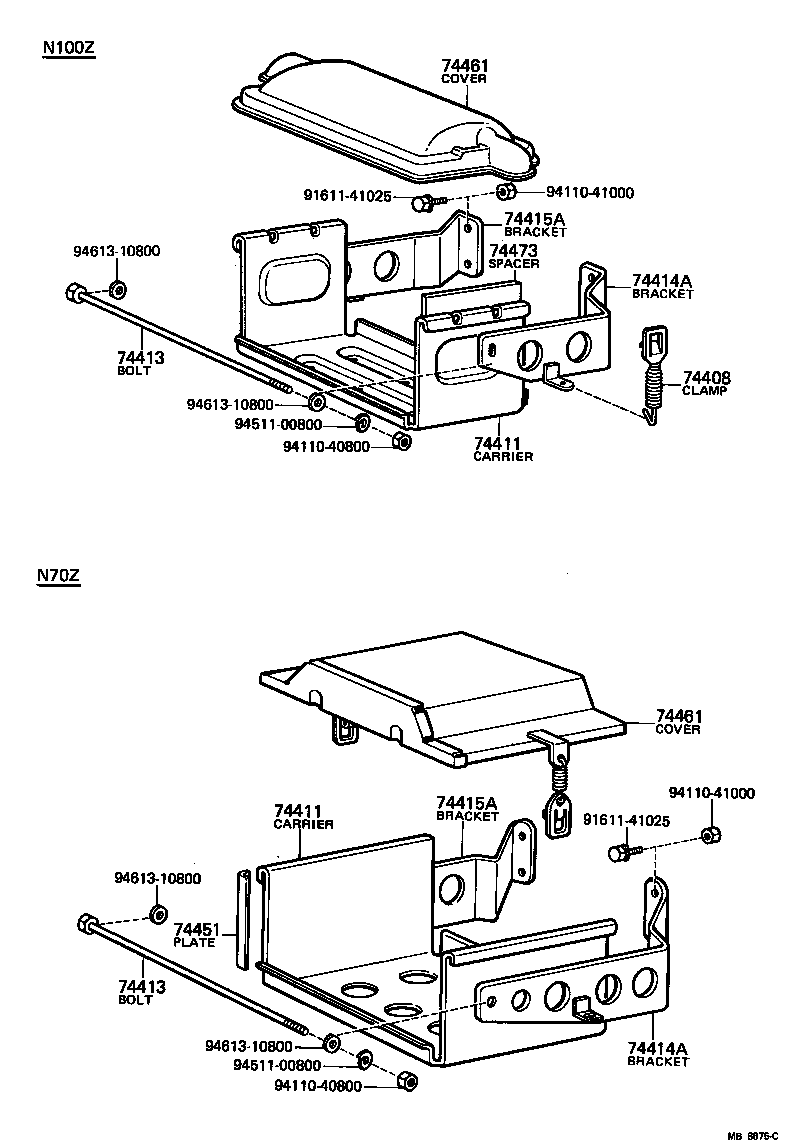 TOYOACE |  BATTERY CARRIER