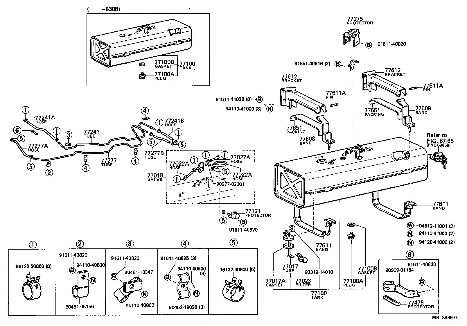  TOYOACE |  FUEL TANK TUBE