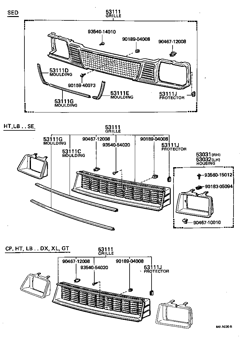  SPRINTER |  RADIATOR GRILLE
