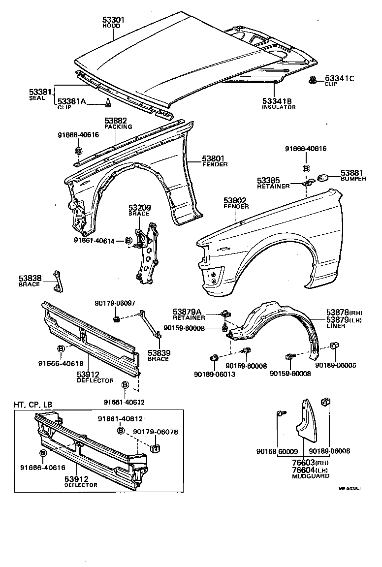  SPRINTER |  HOOD FRONT FENDER