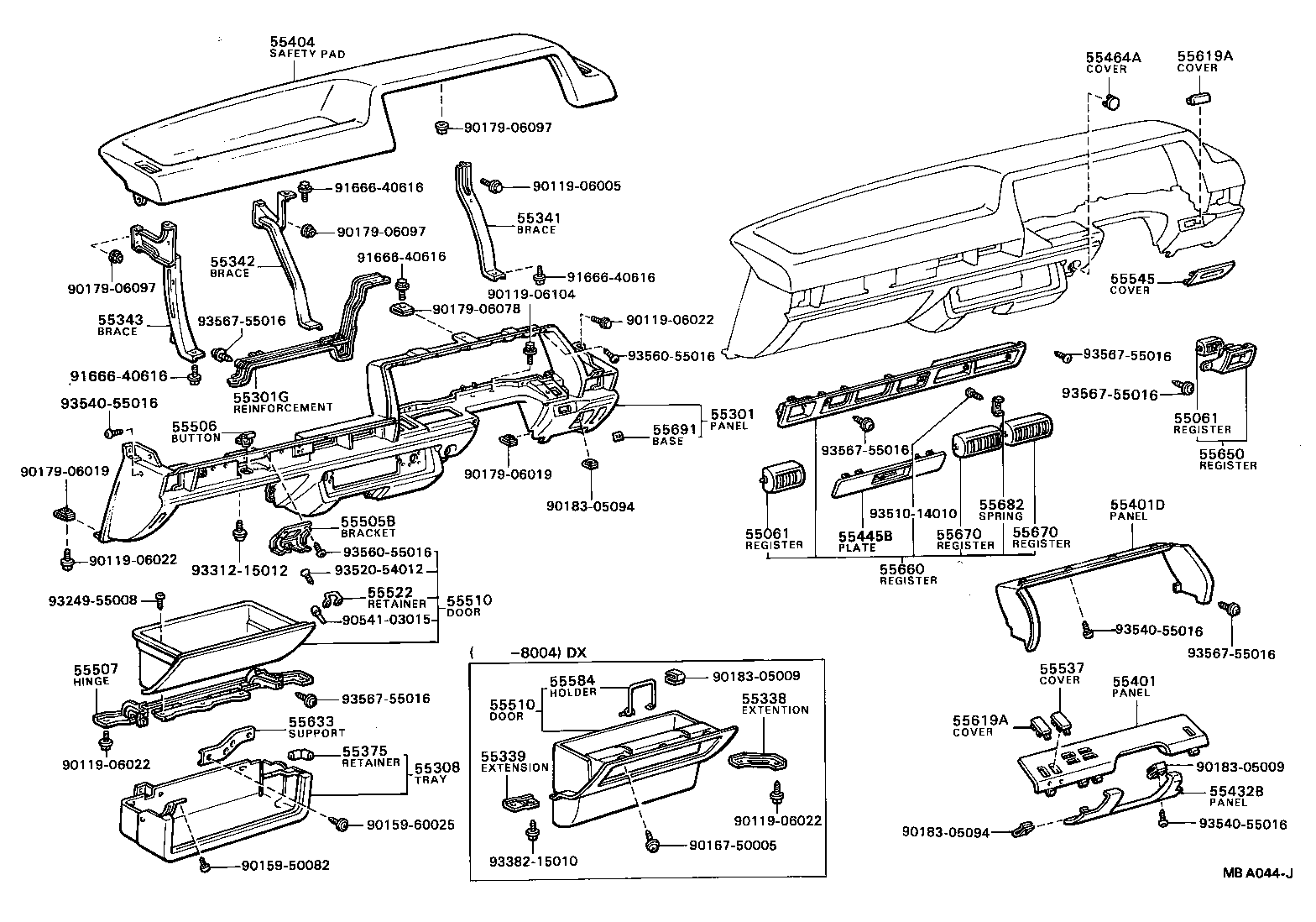  SPRINTER |  INSTRUMENT PANEL GLOVE COMPARTMENT