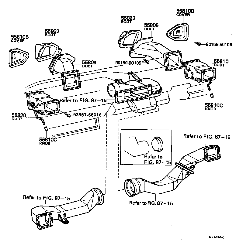  COROLLA |  COWL VENTILATOR