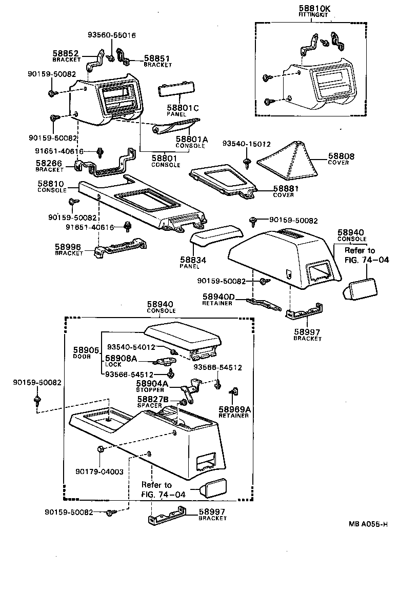  SPRINTER |  CONSOLE BOX BRACKET