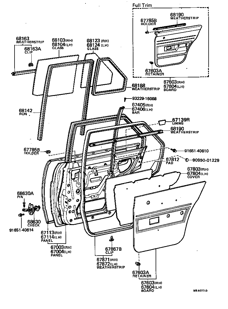  SPRINTER |  REAR DOOR PANEL GLASS