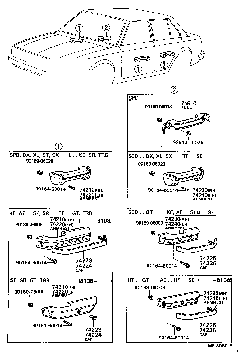  SPRINTER |  ARMREST VISOR