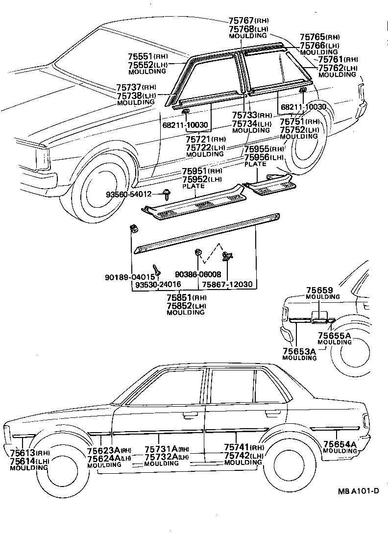  SPRINTER |  SIDE MOULDING