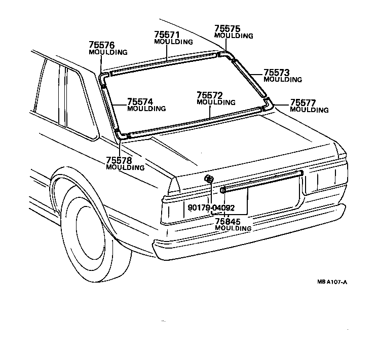  SPRINTER |  REAR MOULDING