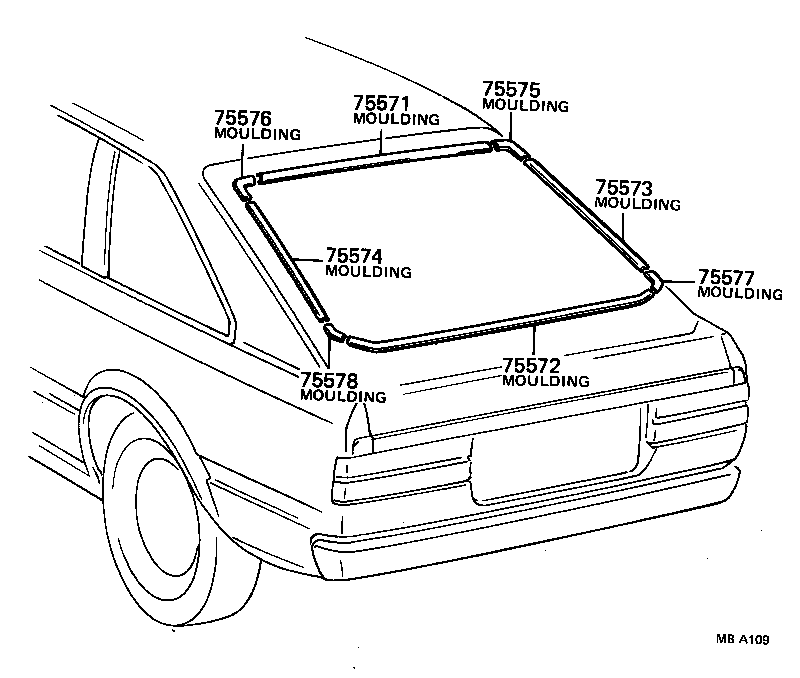  SPRINTER |  REAR MOULDING