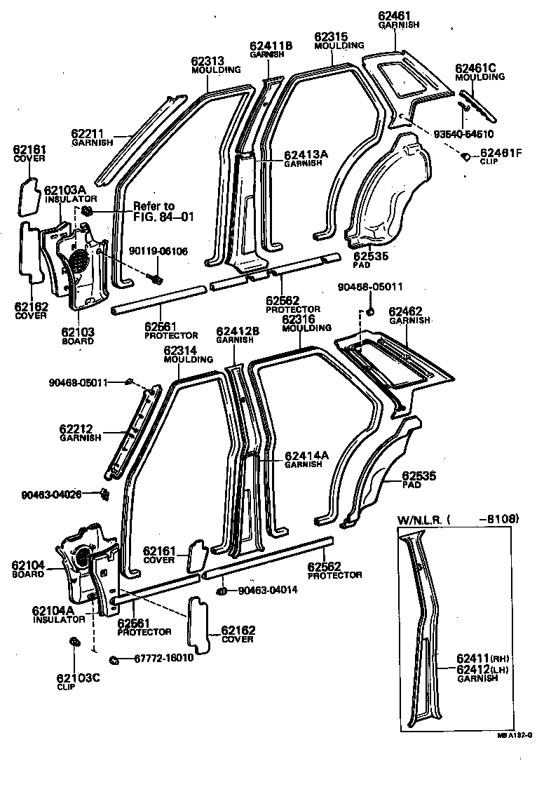  SPRINTER |  INSIDE TRIM BOARD DOOR OPENING TRIM MOULDING