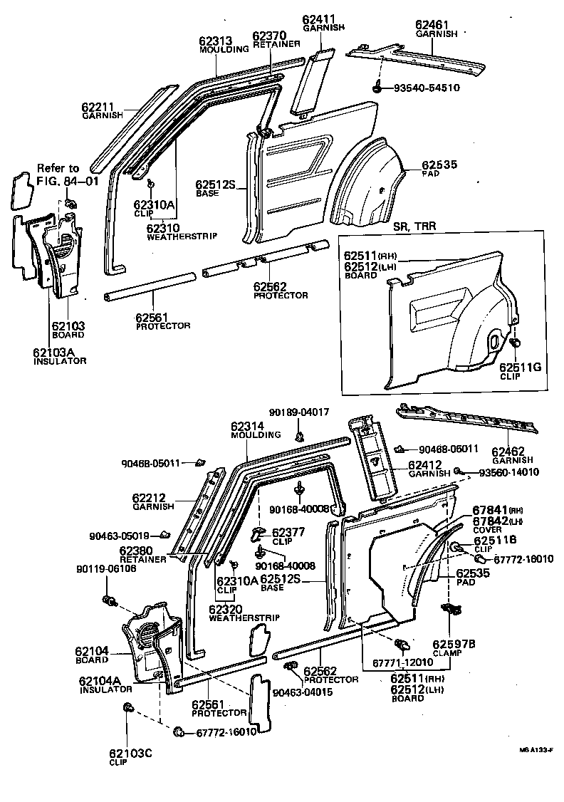  SPRINTER |  INSIDE TRIM BOARD DOOR OPENING TRIM MOULDING