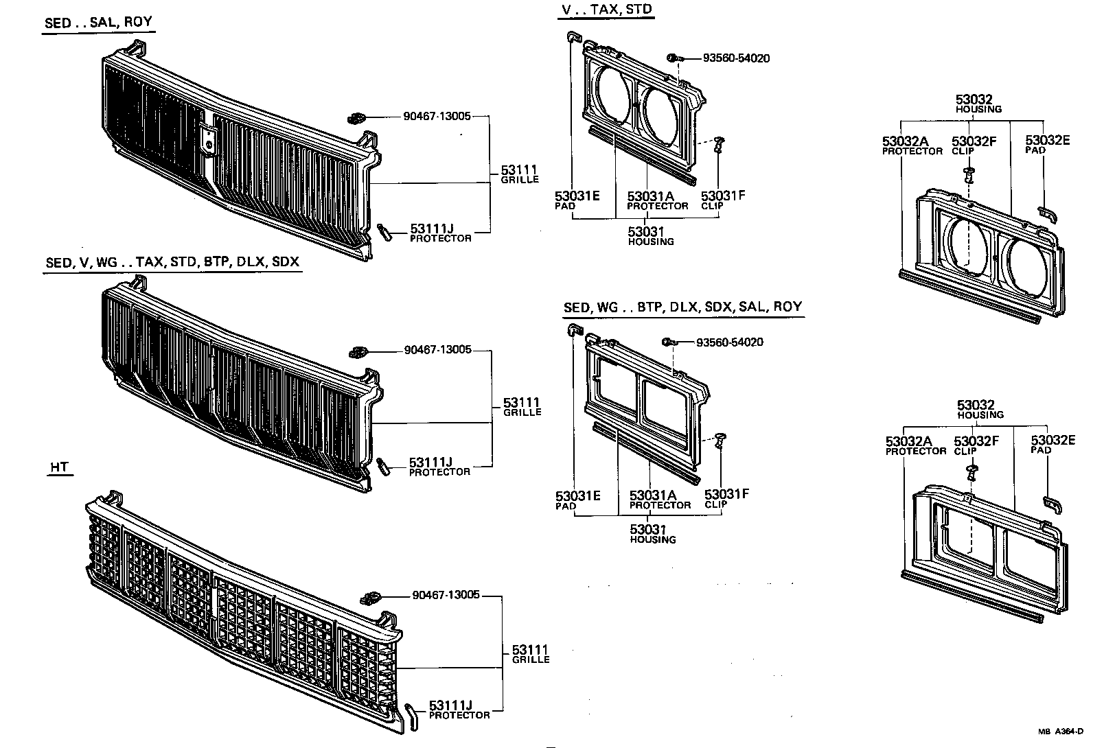  CROWN |  RADIATOR GRILLE