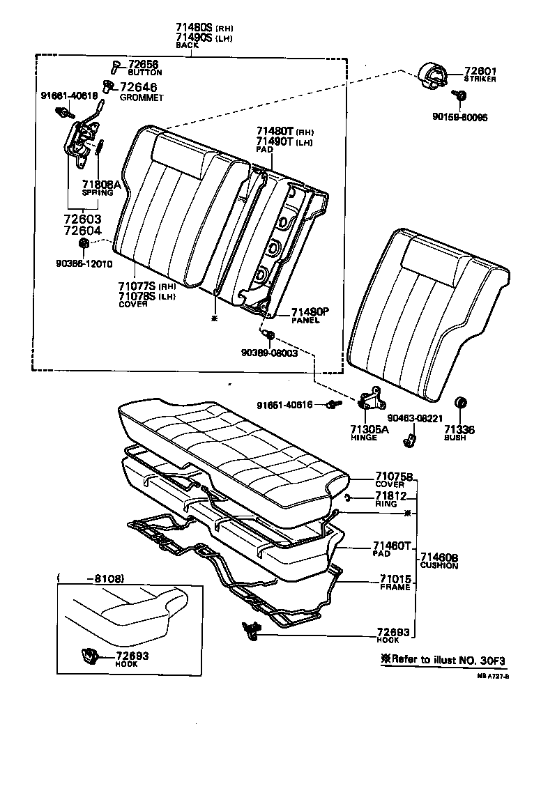  SPRINTER |  REAR SEAT SEAT TRACK