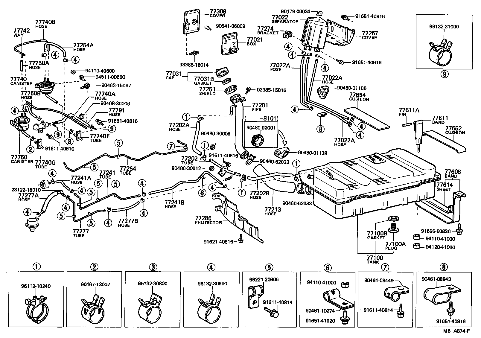  LITE TOWNACE TRUCK |  FUEL TANK TUBE