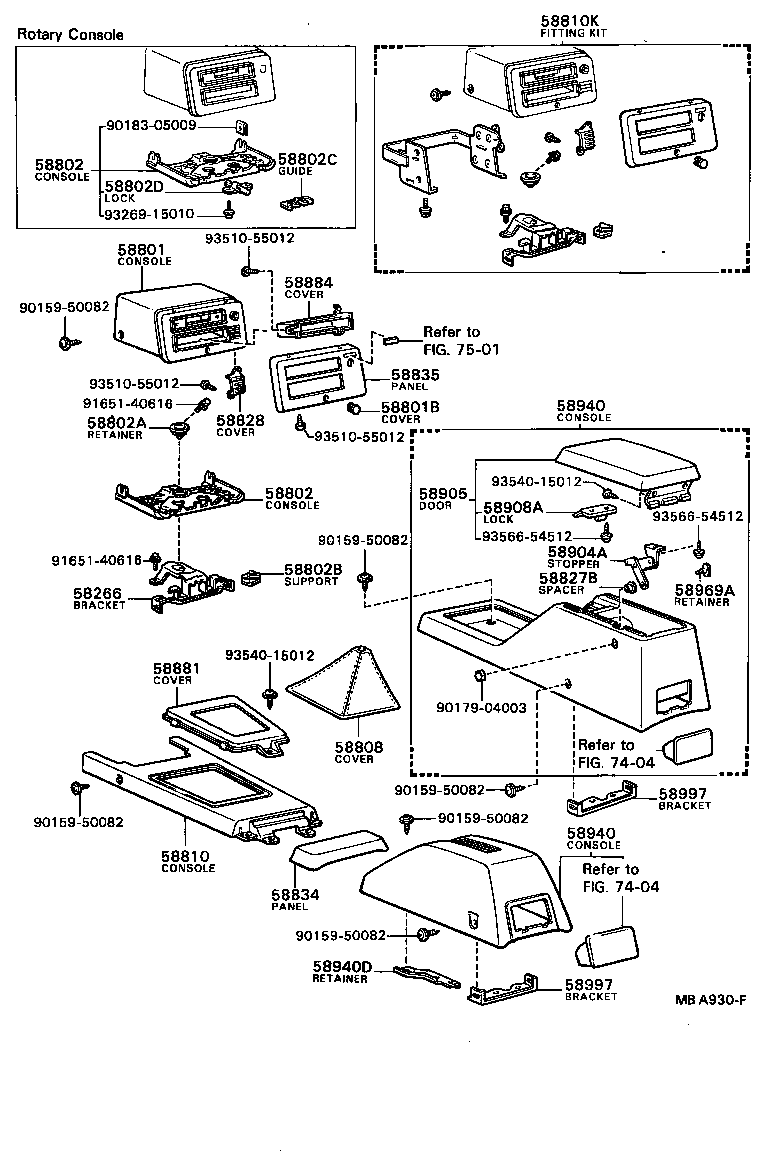  SPRINTER |  CONSOLE BOX BRACKET
